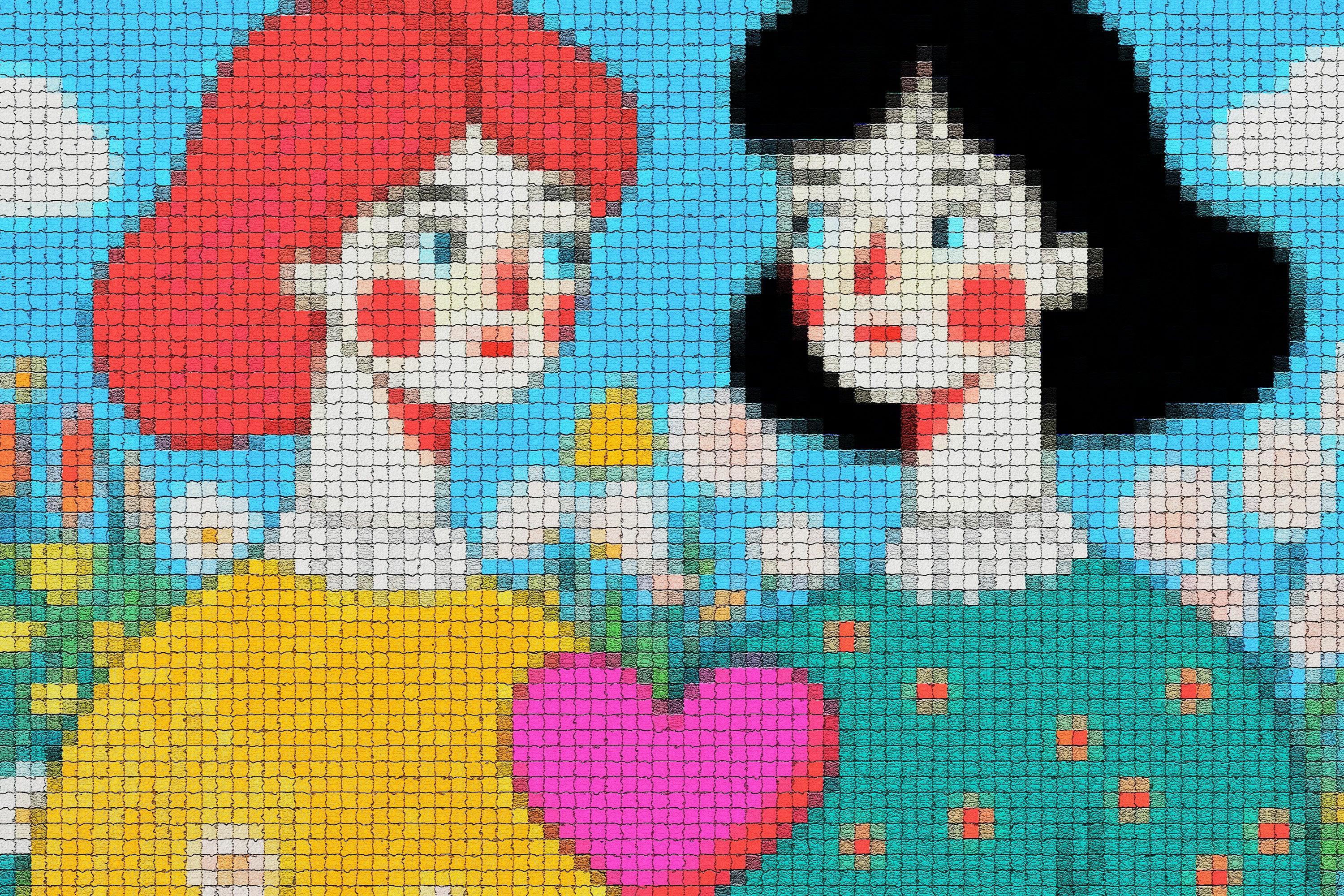 Color Mosaic Template Effect