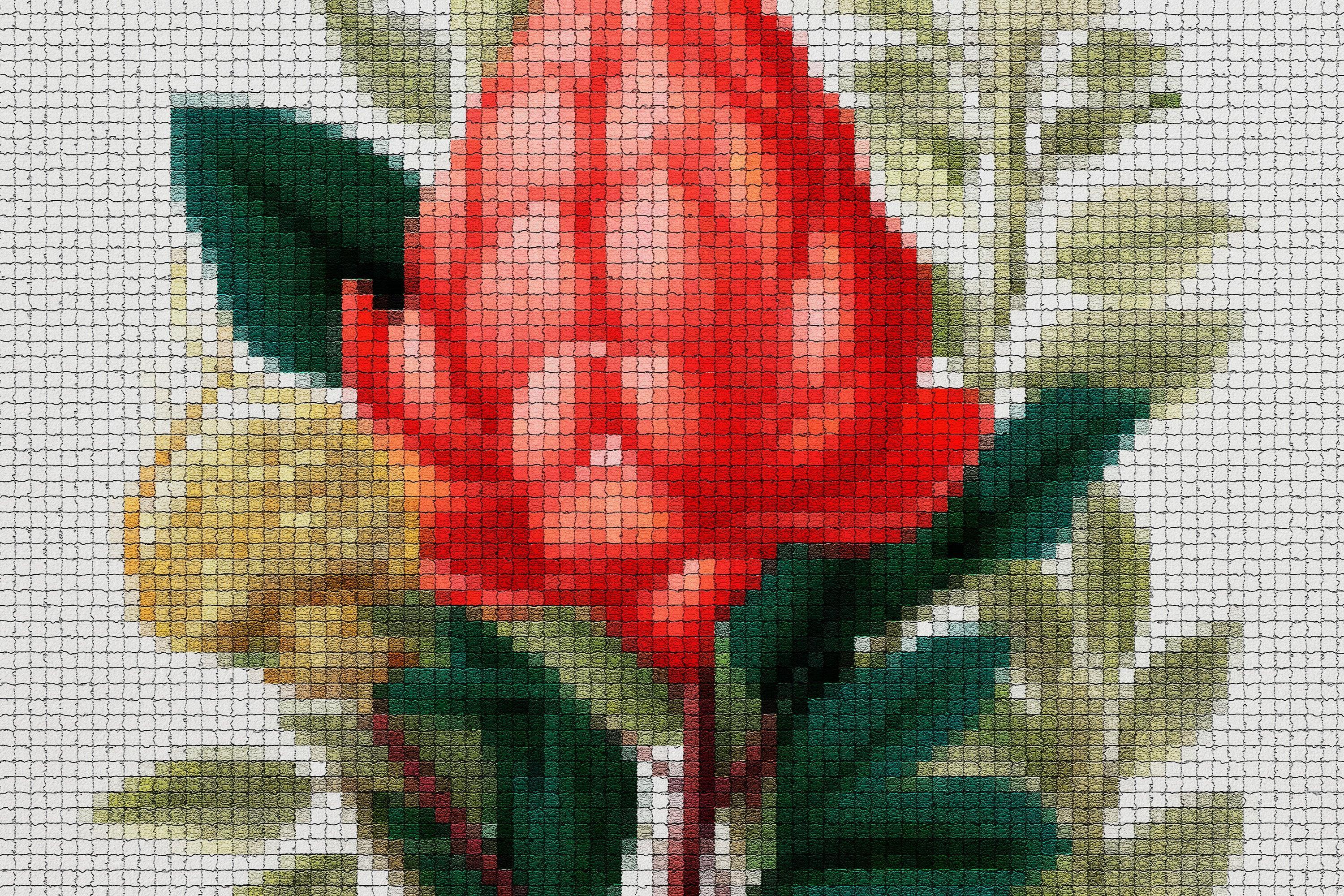 Color Mosaic Template Effect