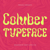 Coluber – Trippy Font
