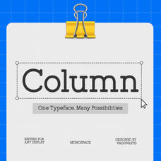 Column Monospace Display Font by Vadova Studio, preview 1