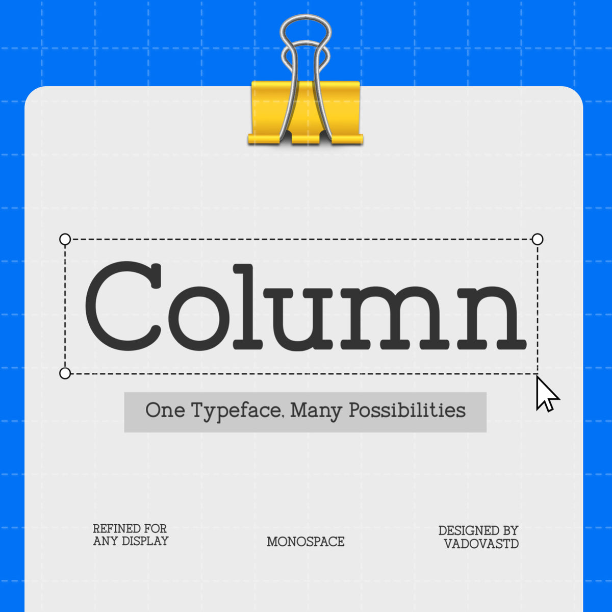 Column Monospace Display Font by Vadova Studio, preview 1