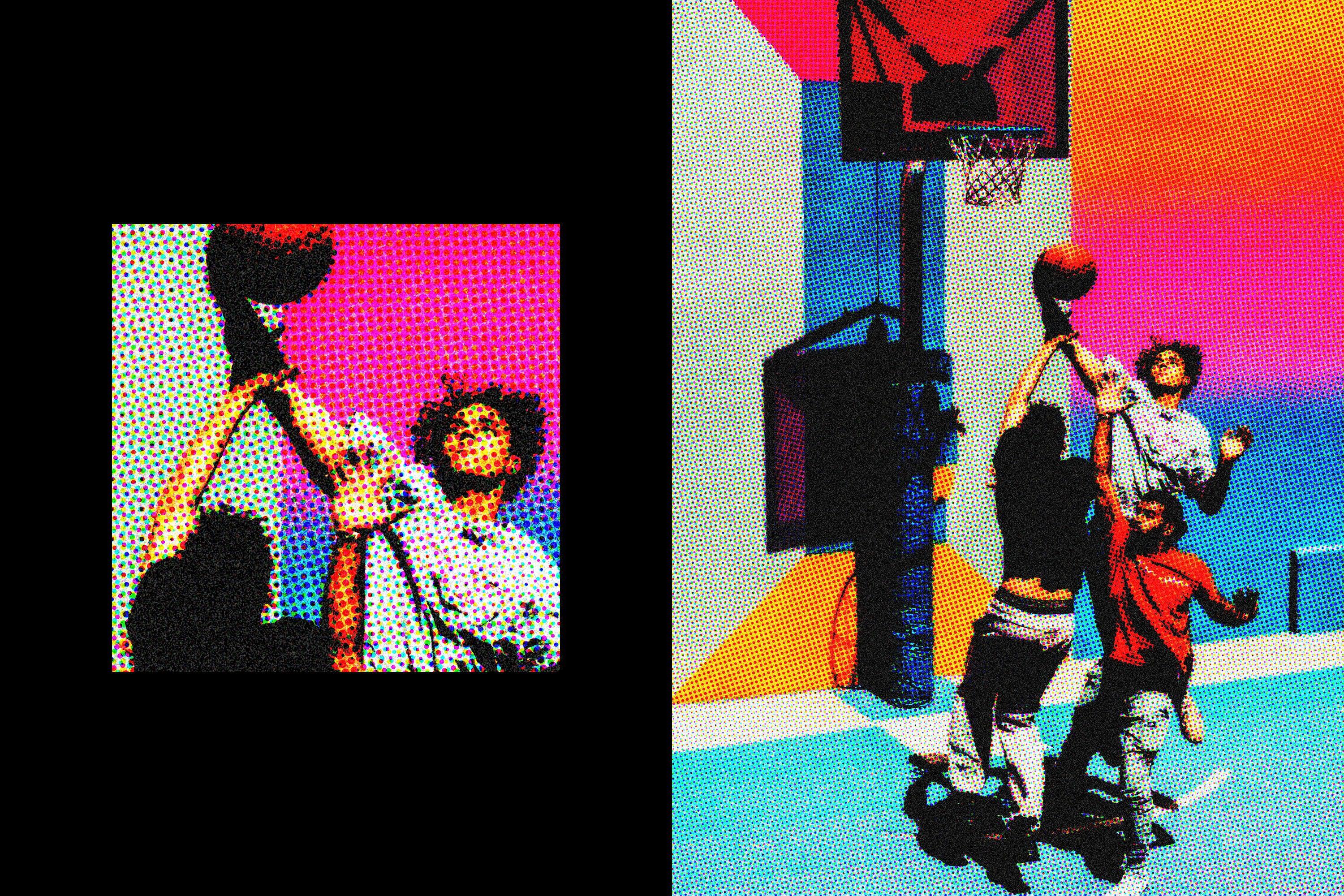 Comic Halftone Photo Effect