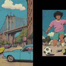 Comic Halftone Print Effect