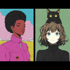 Comic Halftone Print Effect