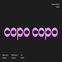 Copo Copo – Reversed Contrast Sans Serif