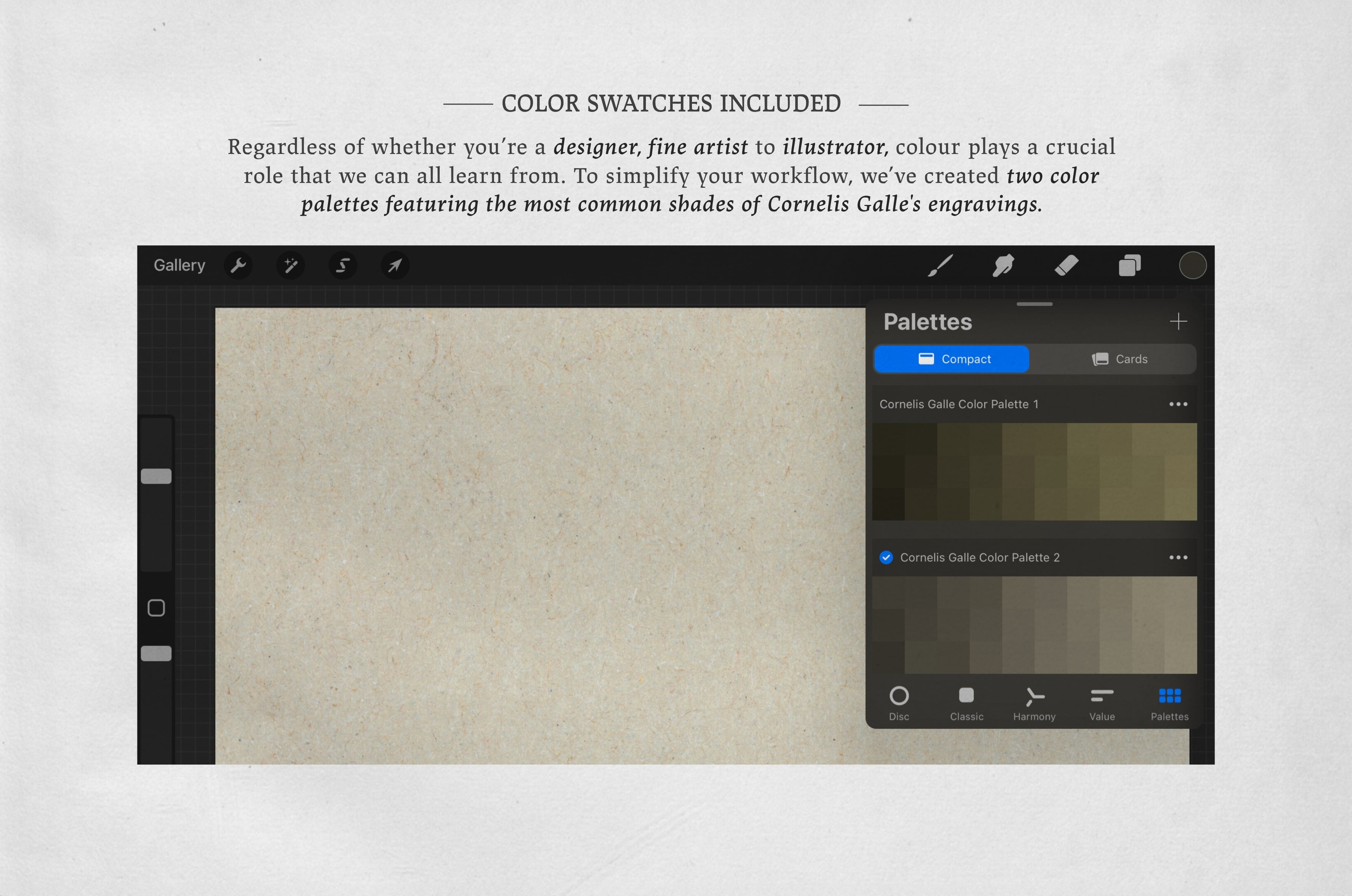 Cornelis Galle Procreate Kit