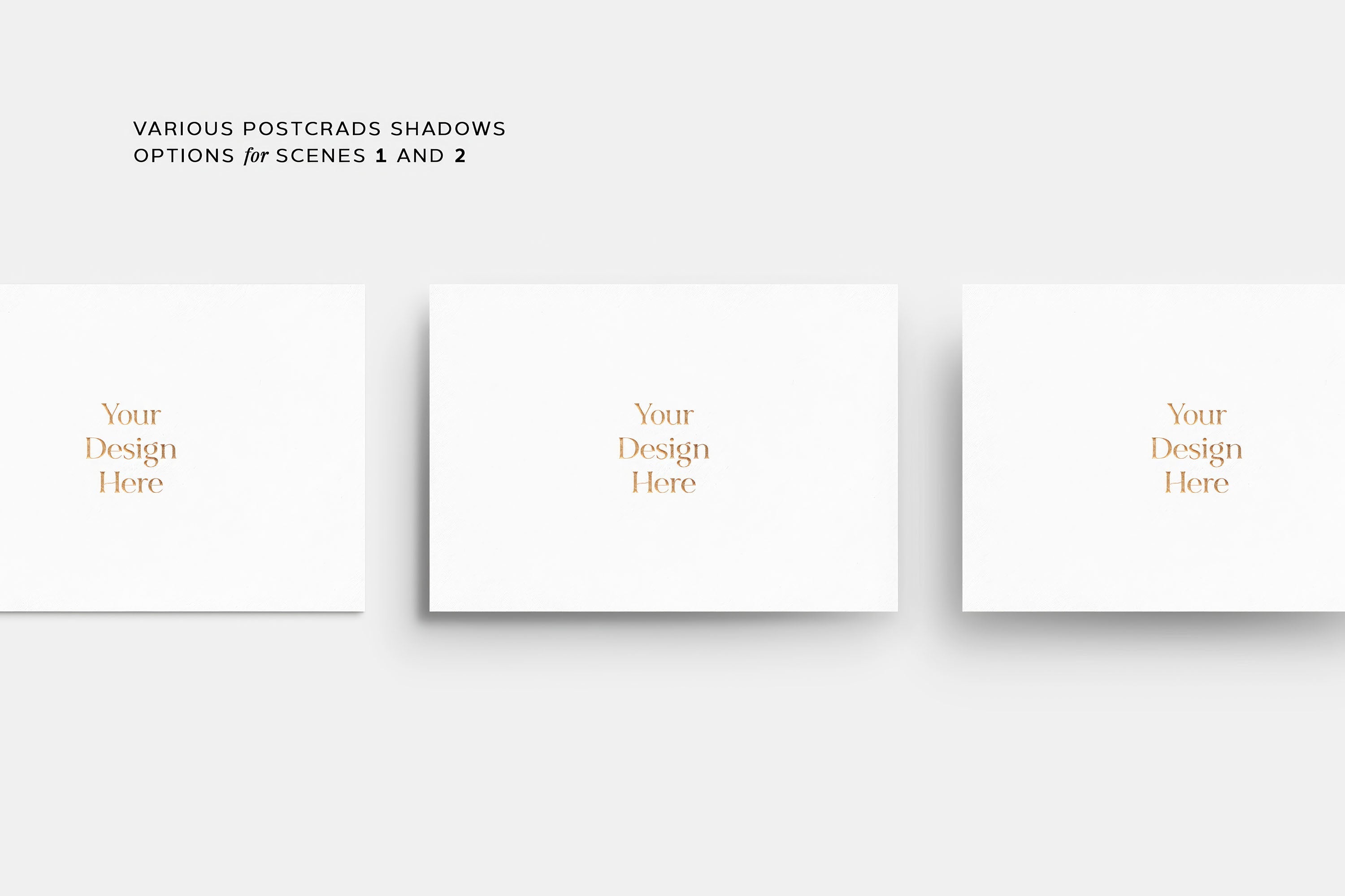 Correo Postcard Mockups