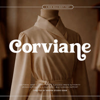 Corviane Editorial Serif Display Font