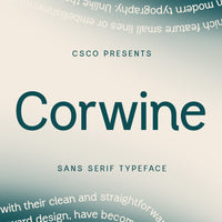 Corwine – Modern Font