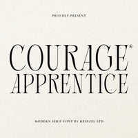 Courage Apprentice Modern Serif Font