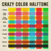 Crazy Color Halftone Text Template