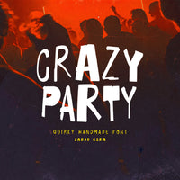 Crazy Party - Quirky Handmade Font