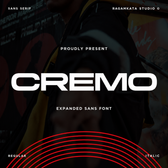 Cremo - Expanded Sans Serif Font