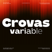 Crovas - Bold Geometric Sans Serif Display Font