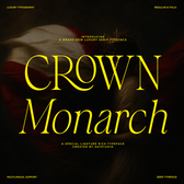 Crown Monarch - Stylish Elegant Serif Font