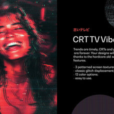 CRT Machine Photo Effect