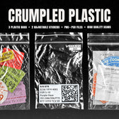 Crumpled Ziplock Plastic Bags