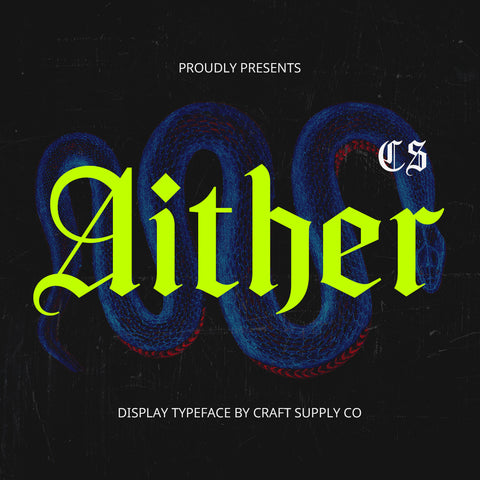 CS Aither – Blackletter Font