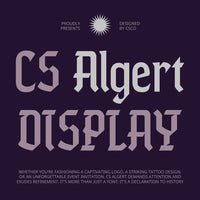 CS Algert – Blackletter Font
