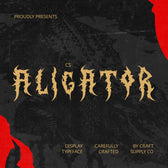 CS Aligator – Black Metal Font