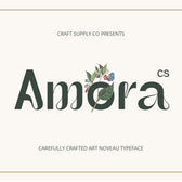 CS Amora – Art Nouveau Font