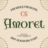CS Amoret – Art Nouveau Font