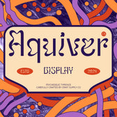 CS Aquiver – Psychedelic Font