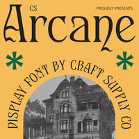 CS Arcane – Decorative Font