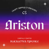 CS Ariston – Blackletter Font