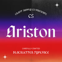CS Ariston – Blackletter Font