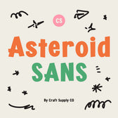 CS Asteroid – Fun Font