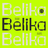 CS Belika – Techno Font