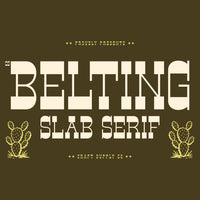 CS Belting – Slab Serif Font