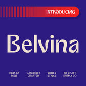 CS Belvina – Psychedelic Font