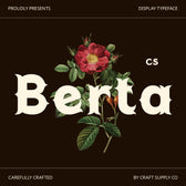 CS Berta – Tuscan Font
