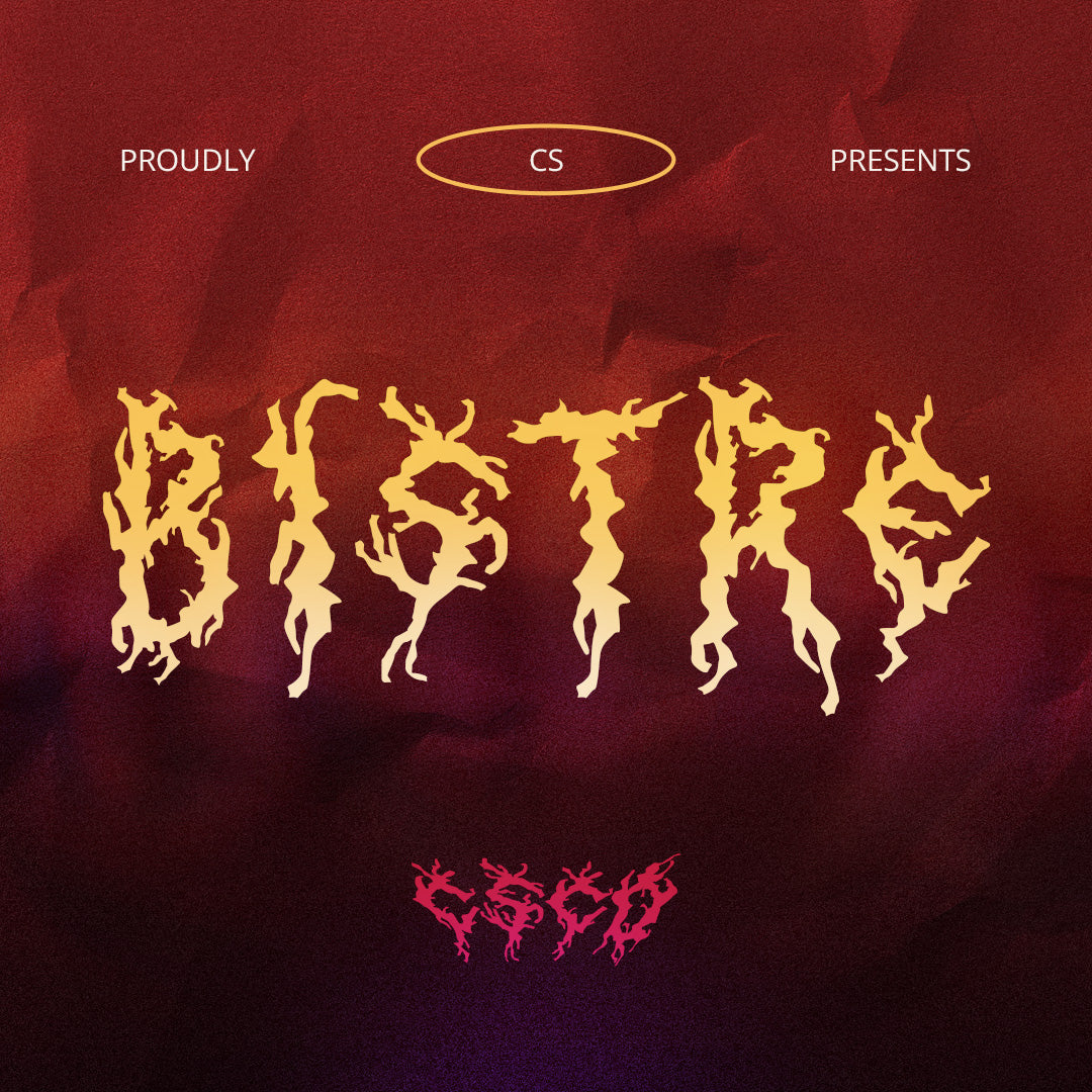 CS Bistre – Black Metal Font by Craft Supply Co, preview 1