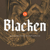 CS Blacken – Blackletter Font