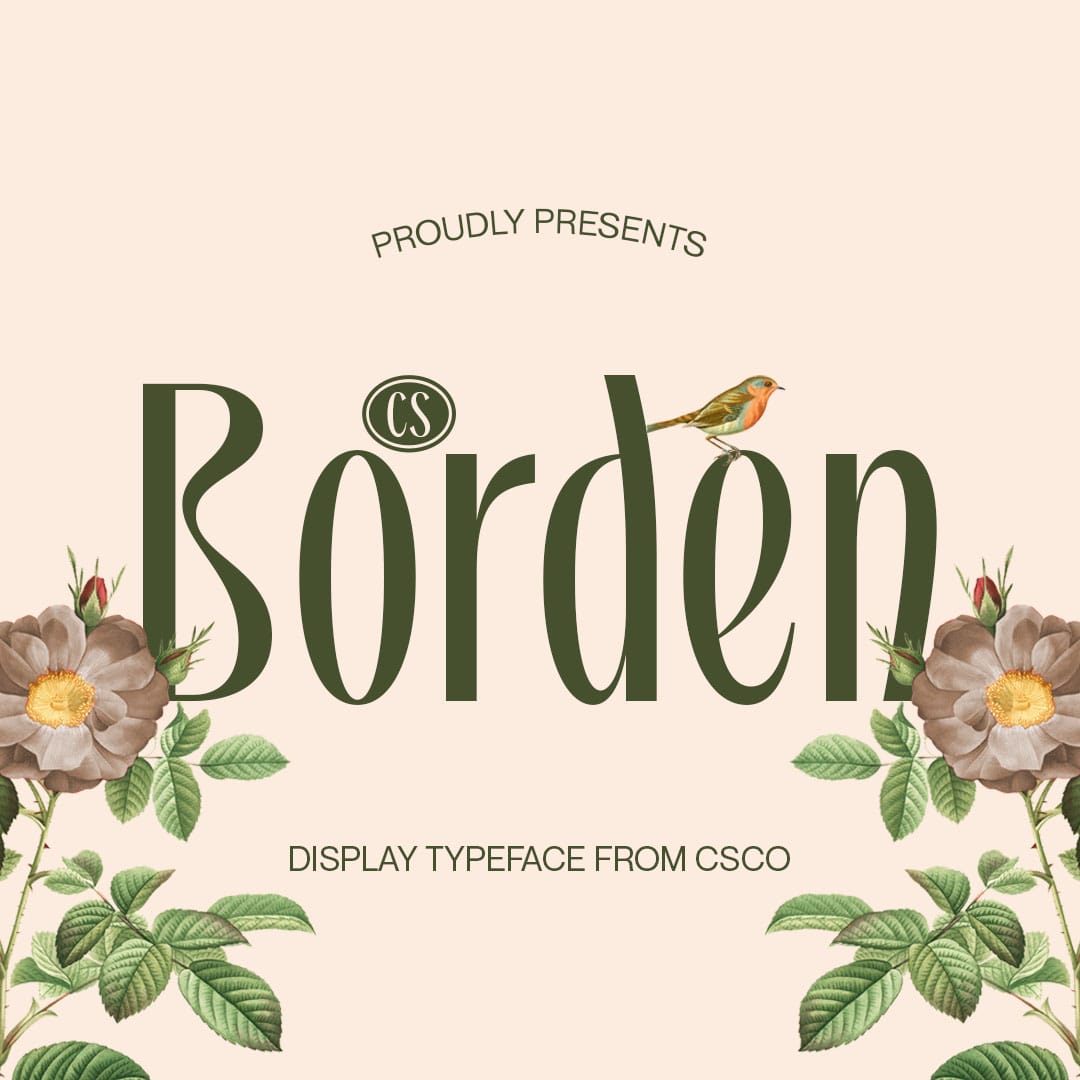 CS Borden – Elegant Font by Craft Supply Co, preview 1