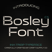 CS Bosley – Inktrap Font