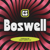 CS Boswell – Bold Font
