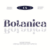 CS Botanica – Elegant Font