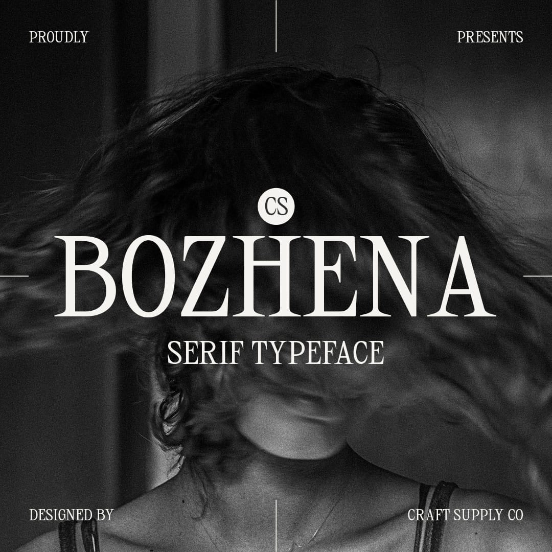 CS Bozhena – Contemporary Font by Craft Supply Co, preview 1