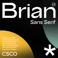 CS Brian – Contemporary Font