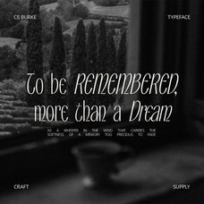 CS Burke – Classic Font by Craft Supply Co, preview 3