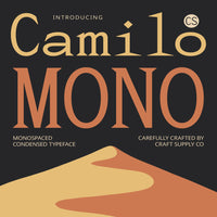 CS Camilo Mono – Monospaced Font