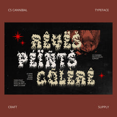 CS Cannibal – Black Metal Font by Craft Supply Co, preview 5