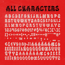 CS Cannibal – Black Metal Font by Craft Supply Co, preview 8