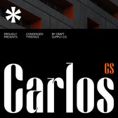 CS Carlos – Condensed Font
