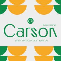 CS Carson – Contemporary Font
