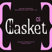 CS Casket – Gothic Font